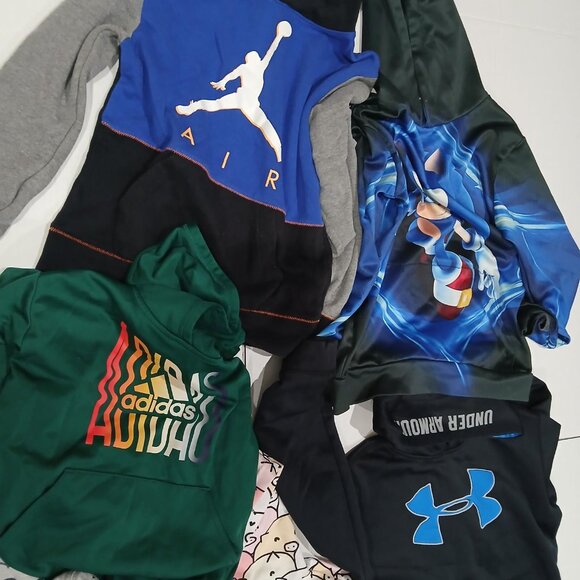 6 Kids' boys hoodie sweater multiples brands for youth boys 8 to 10 years old. - Picture 11 of 13